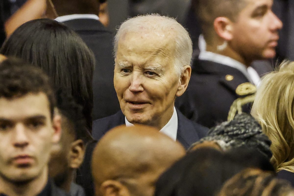 Former President Joe Biden arrives for the public Homegoing Service for the Reverend Jesse Jackson at the House of Hope church in Chicago, Illinois, on Friday, March 6, 2026. The public service is for the general public to pay respects and honor Jackson. Jackson, a well known advocate for civil rights and for the poor, and two time presidential candidate, died February 17, 2026 after suffering from progressive supranuclear palsy. Photo by Tannen Maury/UPI Photo via Newscom picture alliance