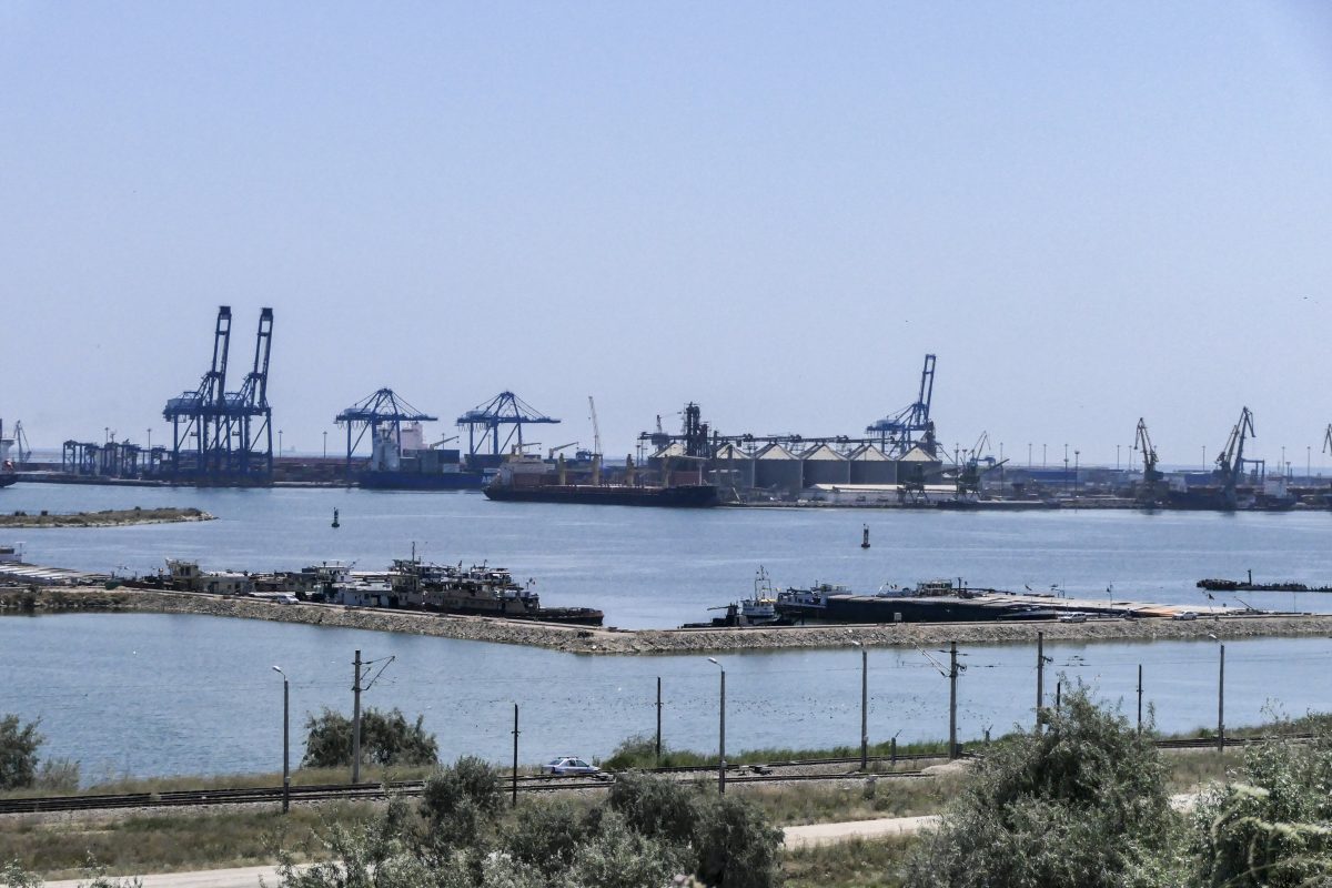 CONSTANTA, ROMANIA The port of Contsanta on the Black Sea