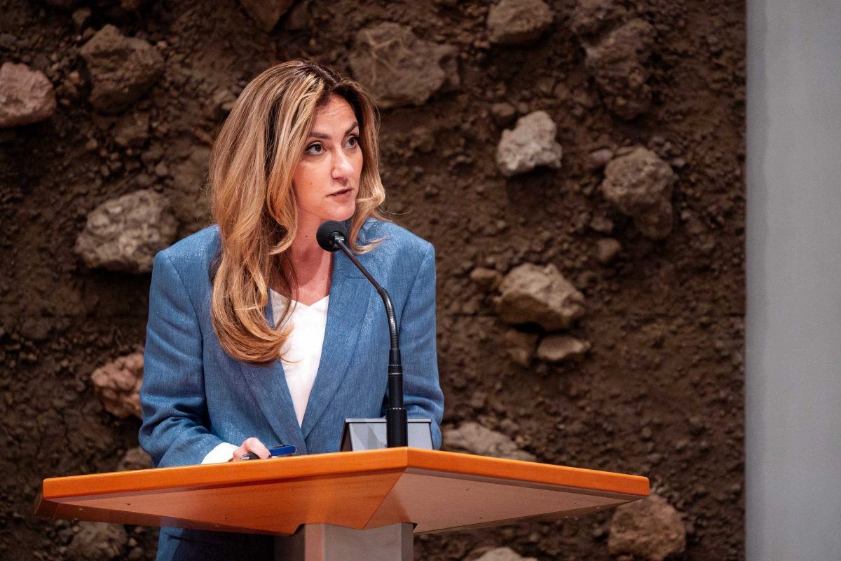 DEN HAAG, NETHERLANDS - JULY 3: Dilan Yesilgoz-Zegerius (VVD) during the Plenary Debate at the Tweede Kamer on July 3, 2024 in Den Haag, Netherlands (Photo by John Beckmann/Orange Pictures)