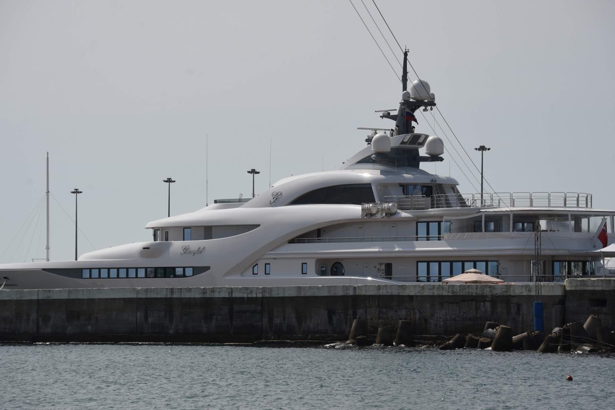 Putin's superyacht suddenly spotted off Danish coast